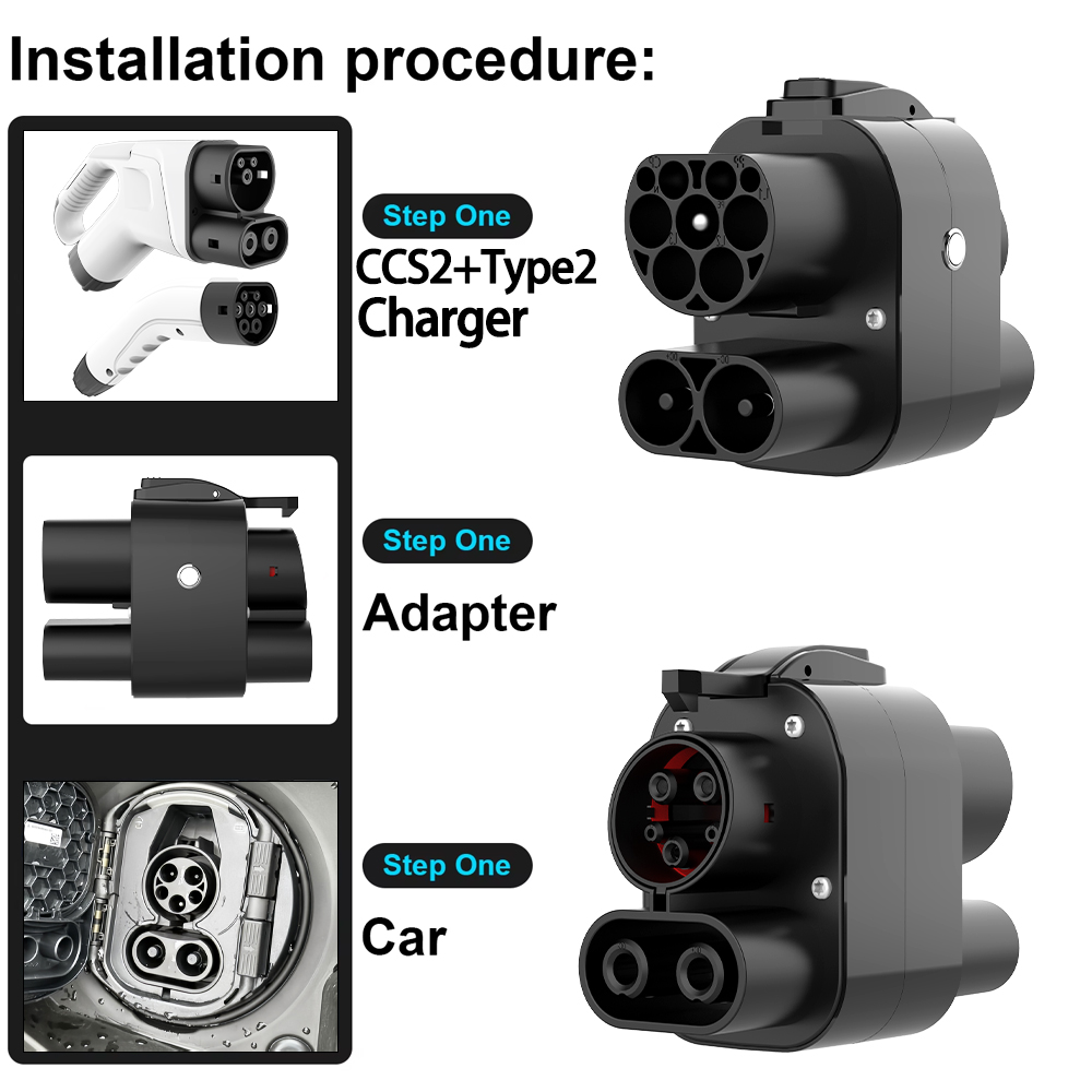 UNIRISE 250kW+7.2kW DC+AC CCS2 - Ccs2 To Ccs1 Fast Charge Adapter 250Kw บทวิจารณ์และราคา