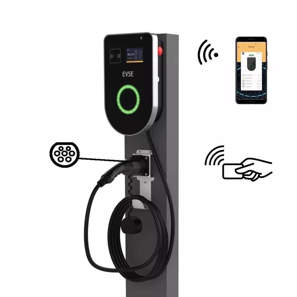 สายชาร์จรถยนต์ไฟฟ้า OCPP Type  - 22Kw Wallbox Type 2 Ocpp Rfid บทวิจารณ์และราคา
