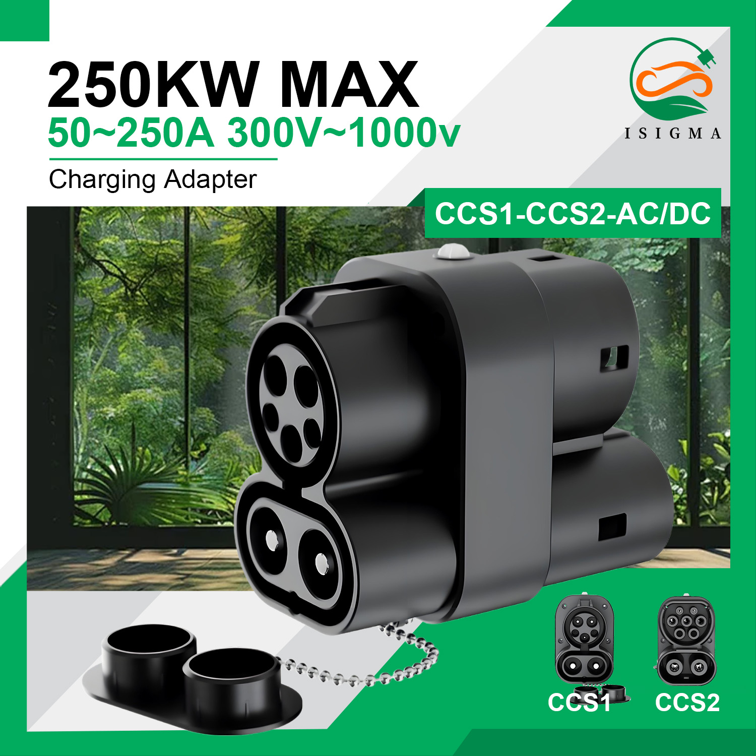 อะแดปเตอร์ชาร์จ CCS1 เป็น CCS2 - Ccs2 To Ccs1 Fast Charge Adapter 250Kw บทวิจารณ์และราคา