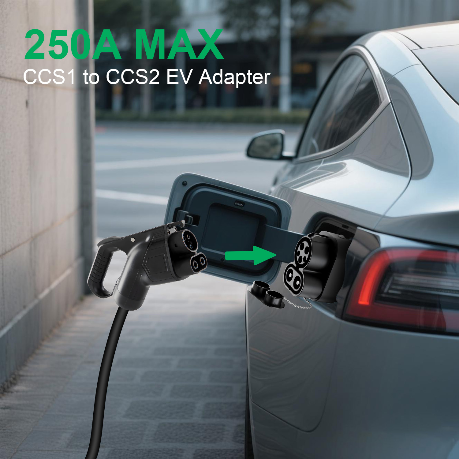 อะแดปเตอร์ชาร์จ CCS1 เป็น CCS2 - Ccs2 To Ccs1 Fast Charge Adapter 250Kw บทวิจารณ์และราคา