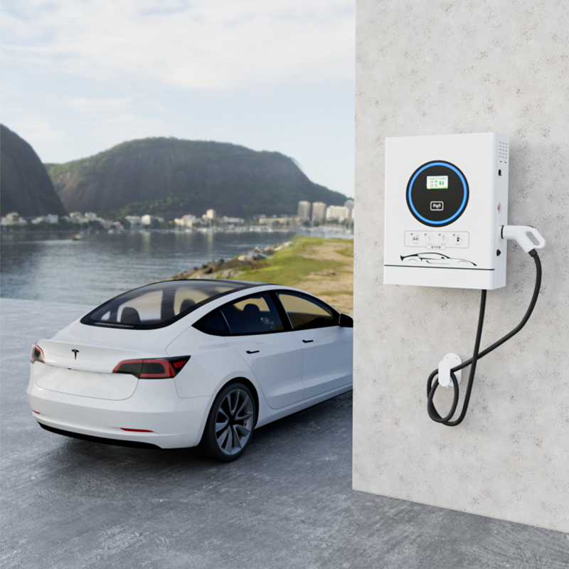 เครื่องชาร์จรถยนต์ไฟฟ้าแบบติดผ - 22Kw Wallbox Type 2 Ocpp Rfid บทวิจารณ์และราคา