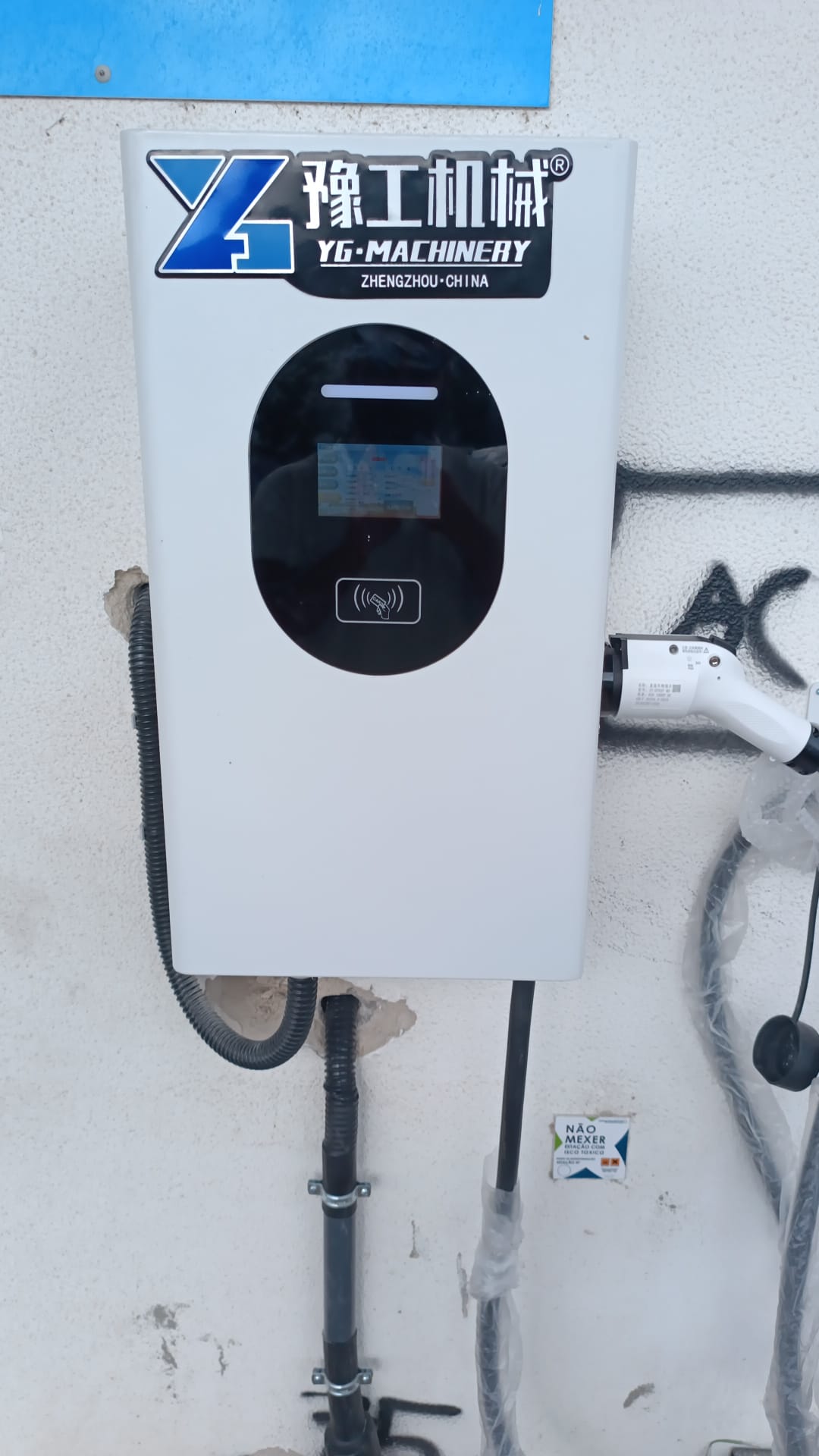 เครื่องชาร์จรถยนต์ไฟฟ้าแบบติดผ - 22Kw Wallbox Type 2 Ocpp Rfid บทวิจารณ์และราคา