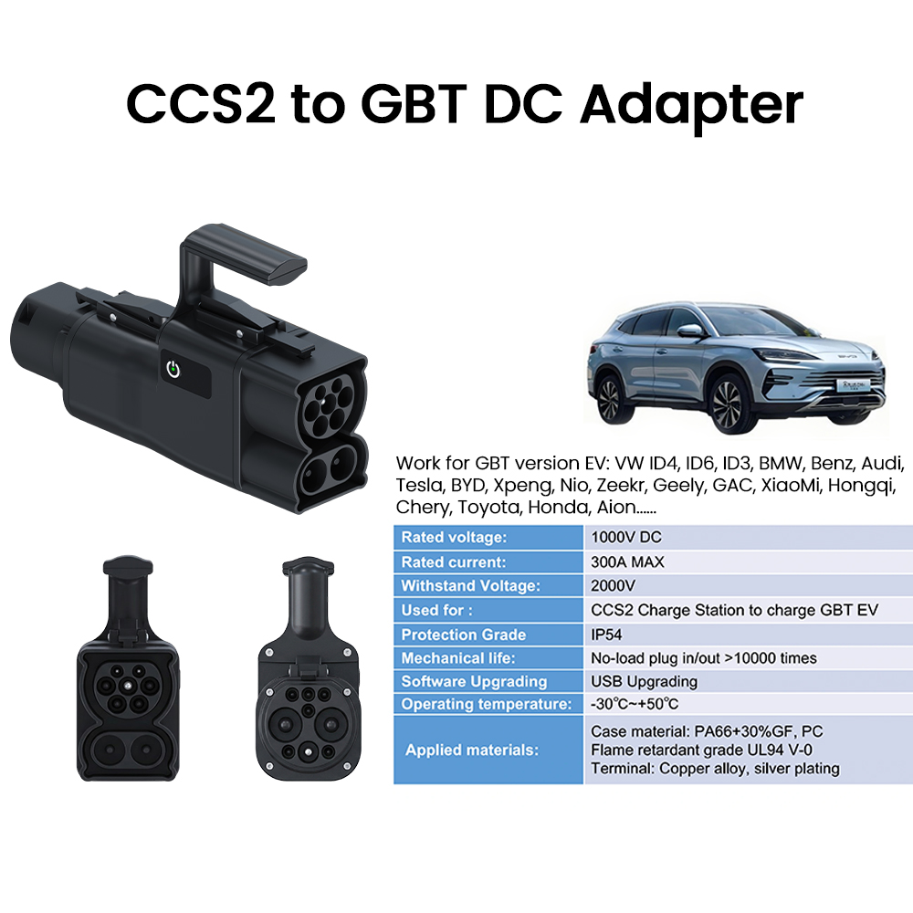 อะแดปเตอร์แปลง CCS2เป็น gp/t E - Gb/T To Ccs2 200A Fast Charging Adapter บทวิจารณ์และราคา