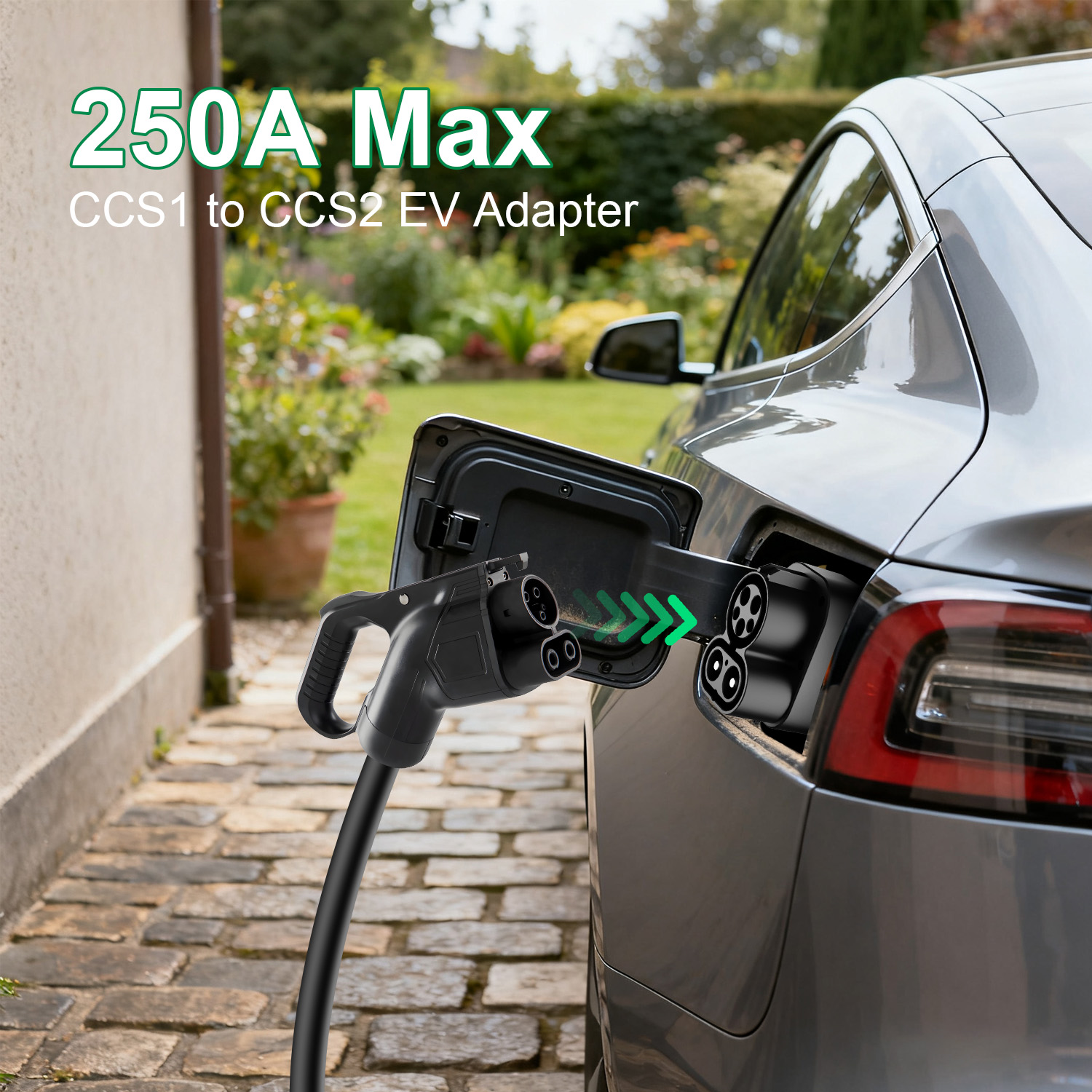 อะแดปเตอร์ CCS1 เป็น CCS2 แปลง - Ccs2 To Ccs1 Fast Charge Adapter 250Kw บทวิจารณ์และราคา