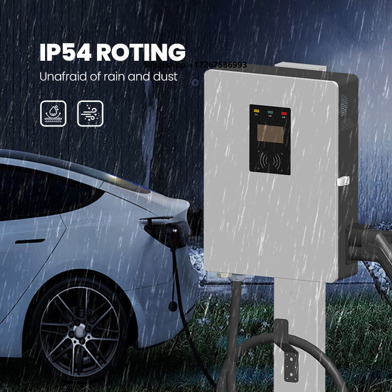 เครื่องชาร์จรถยนต์ไฟฟ้าแบบติดผ - Dc Fast Charger 30Kw Wallbox Commercial บทวิจารณ์และราคา